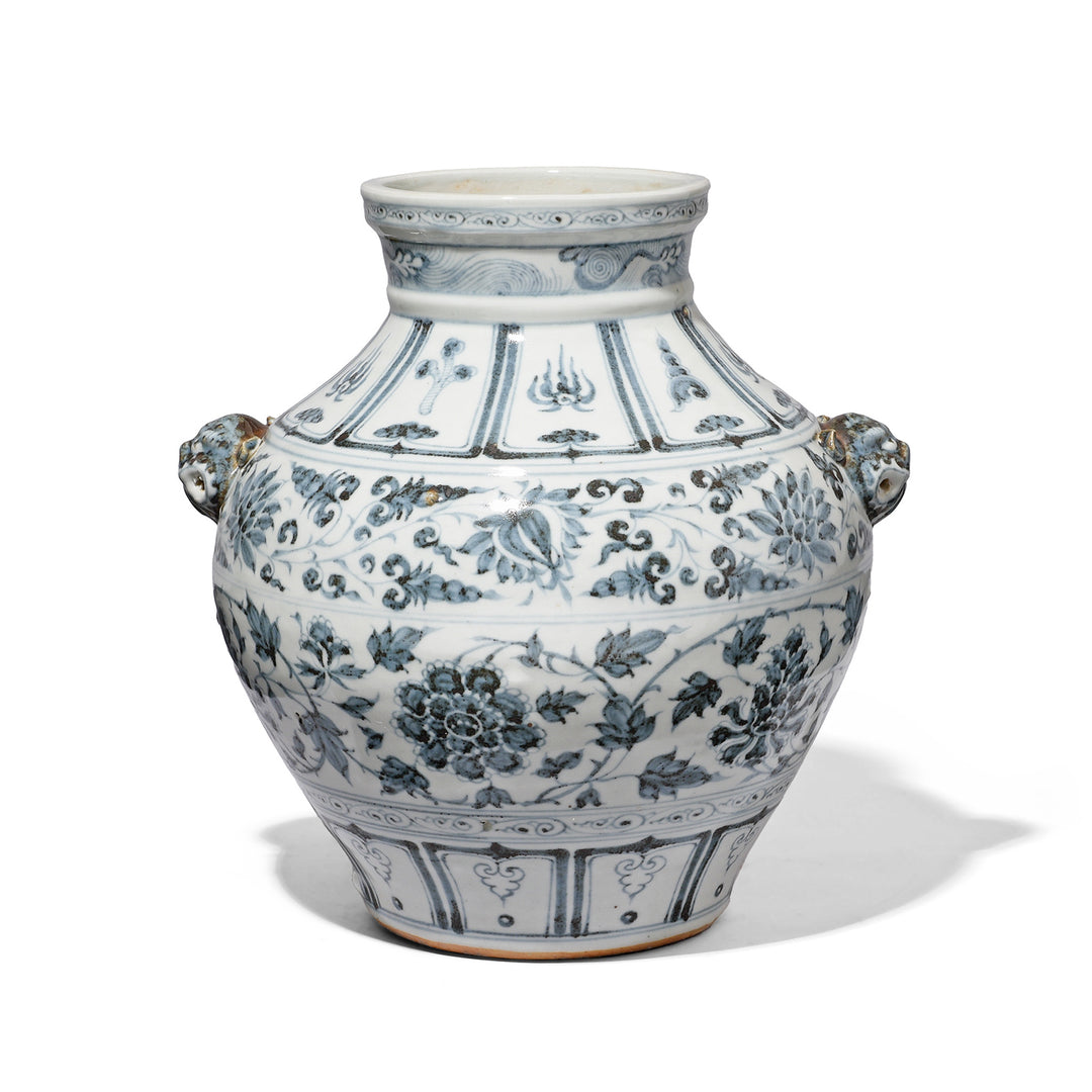 Reproduction Chinese Hongwu Blue & White Porcelain Wine Jar