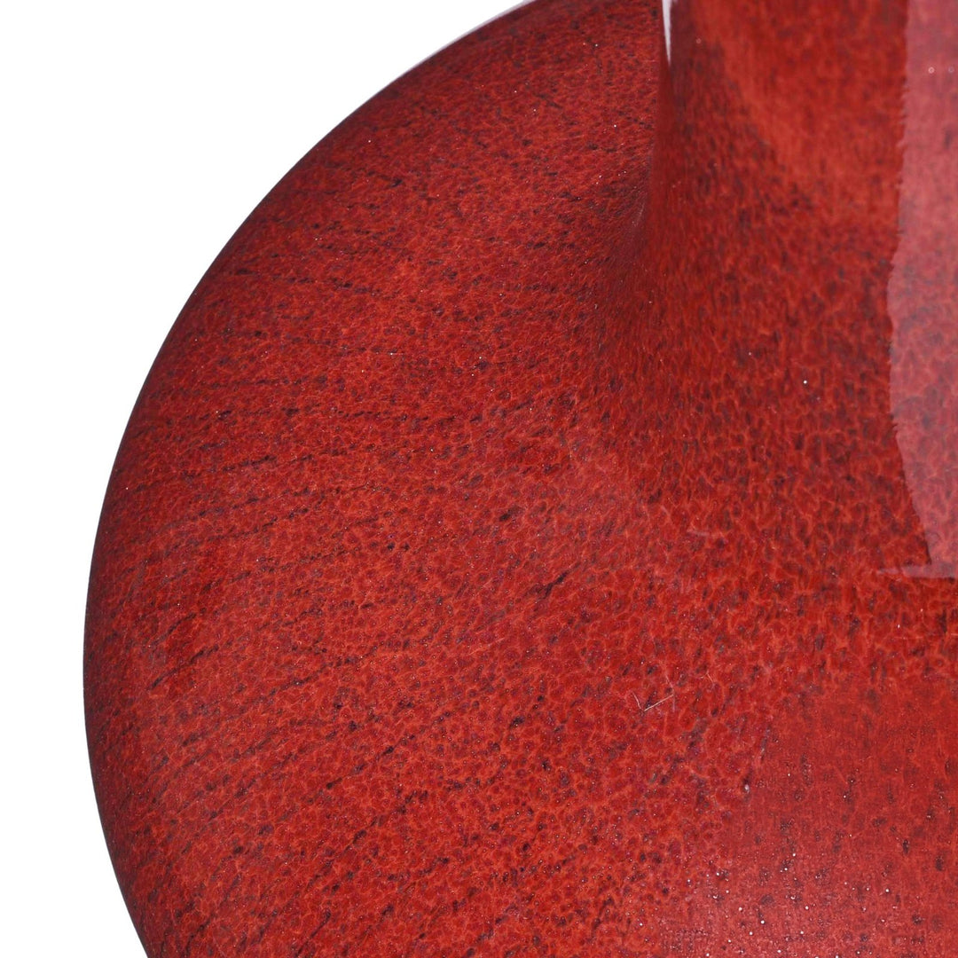 Glaze Detail From Sang De Boeuf Porcelain Tianqiuping Vase - Large | Indigo Antiques