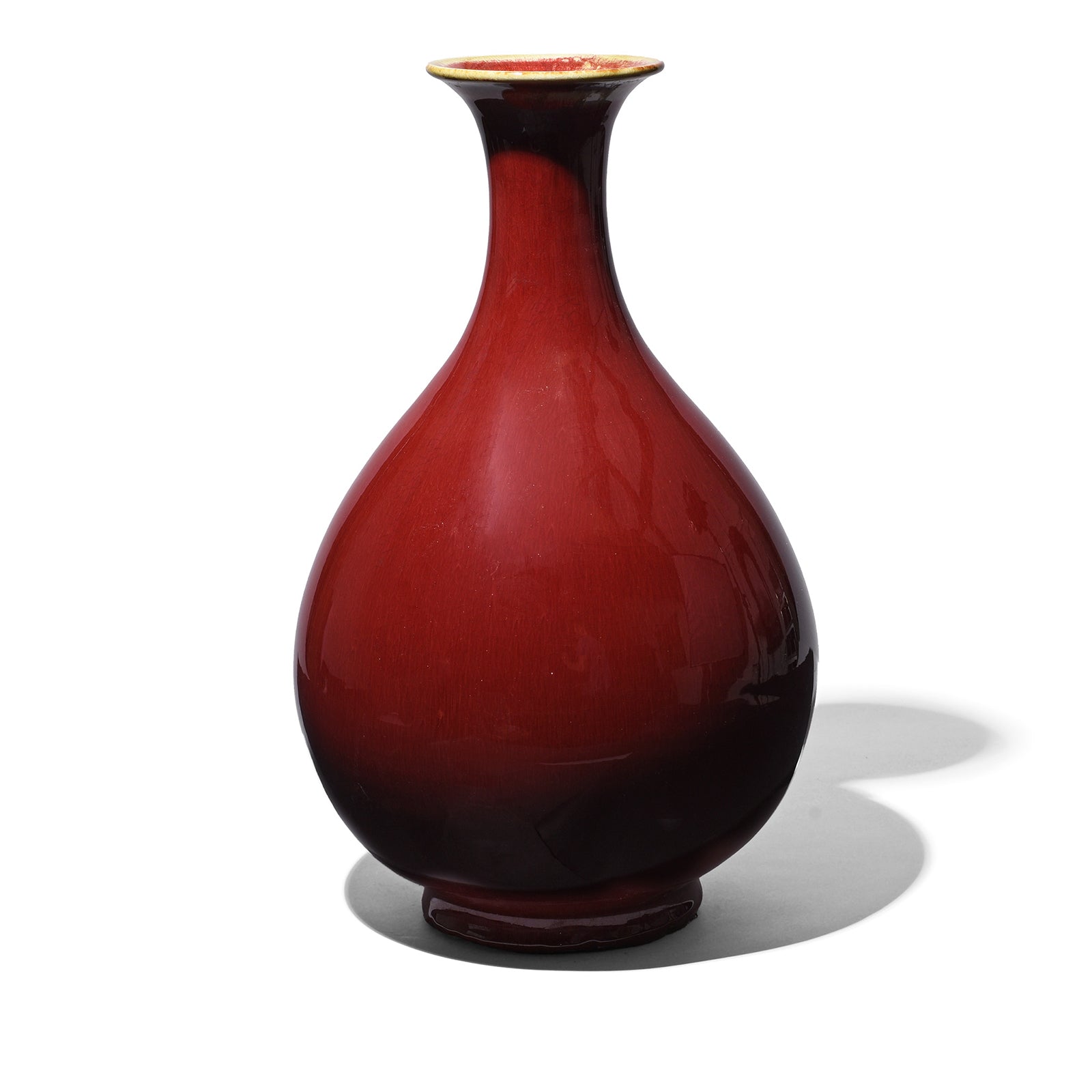 Sang De Boeuf Porcelain Yuhuchunping Vase | Indigo Antiques