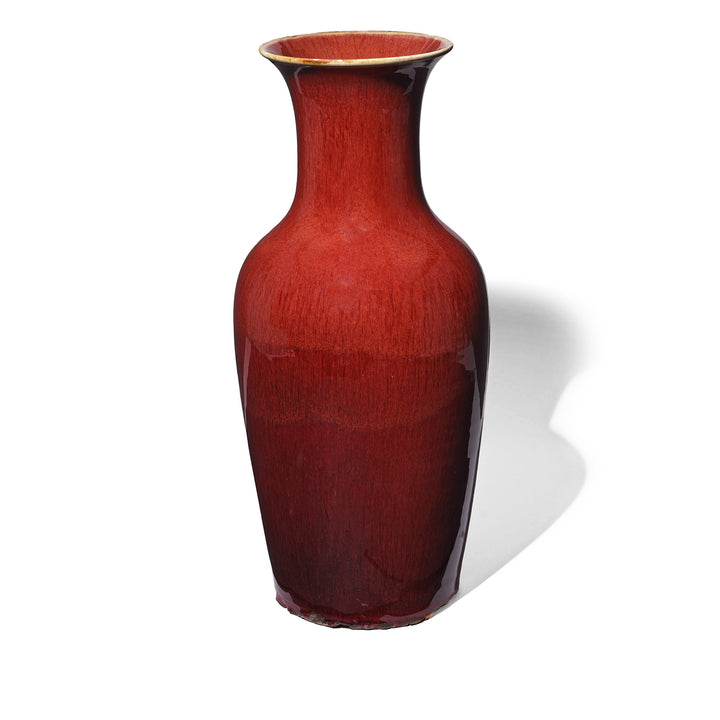 Sang De Boeuf Porcelain Fengweizun Vase | Indigo Antiques