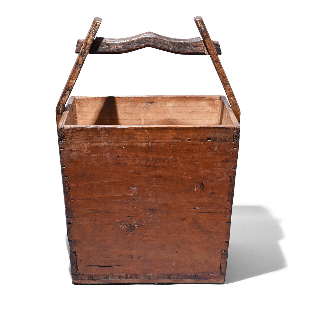 Antique Elm Farmers Vegetable Basket | Indigo Antiques