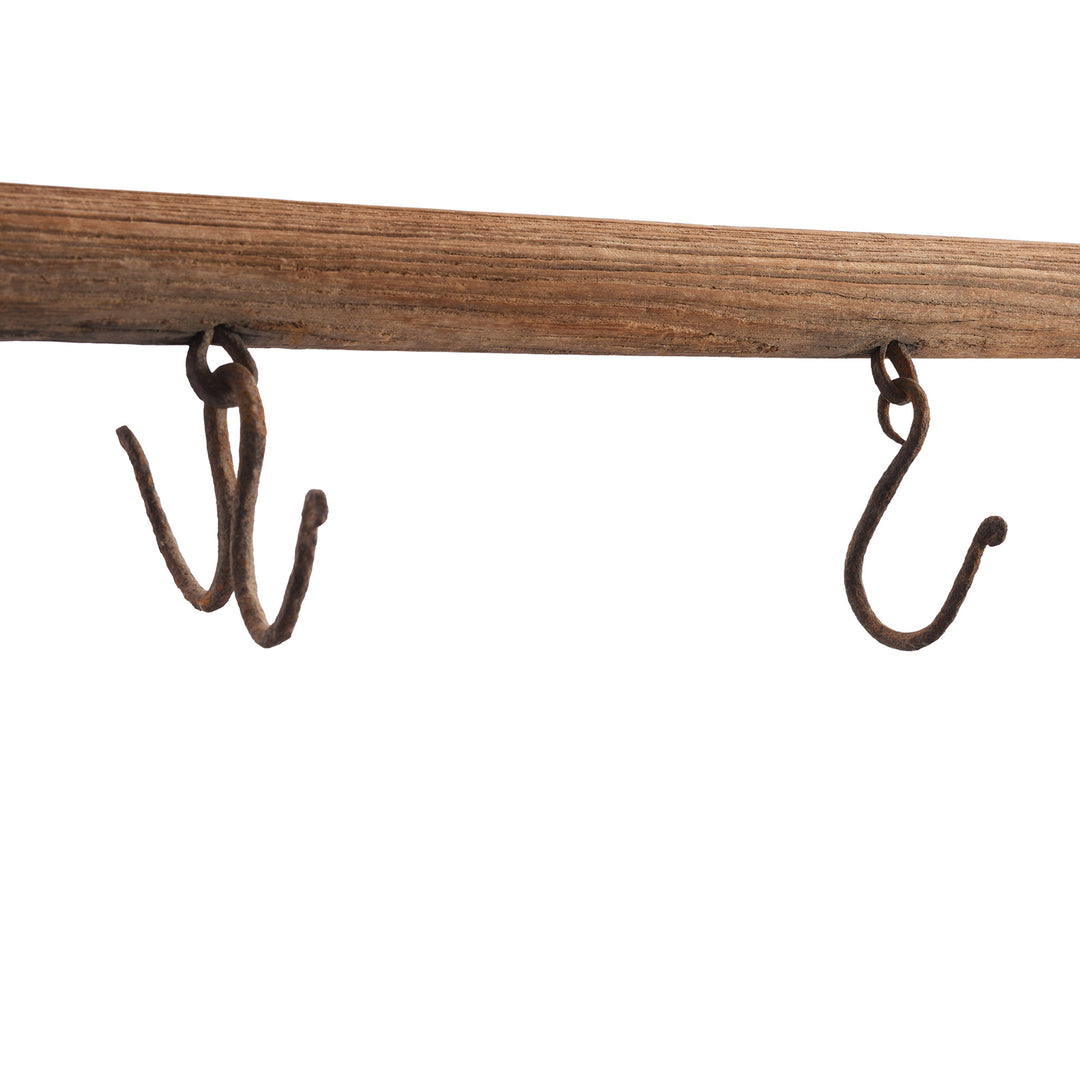 Hanger Detail From Antique Farmers Tack Rack From Shanxi | Indigo Antiques