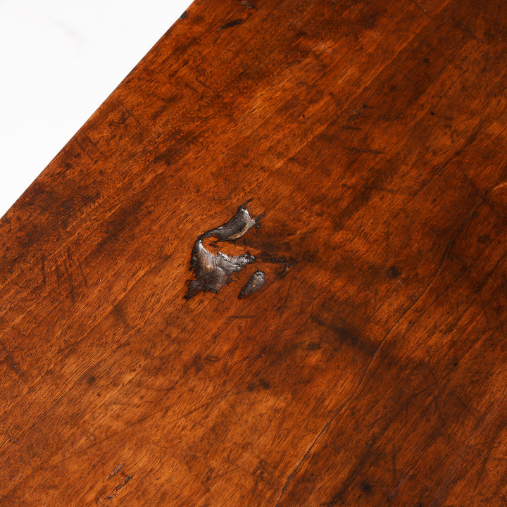 Top Detail From Antique Walnut Side Table From Shanxi | Indigo Antiques