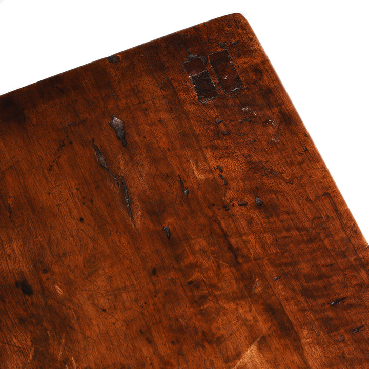 Top Detail From Antique Walnut Side Table From Shanxi | Indigo Antiques