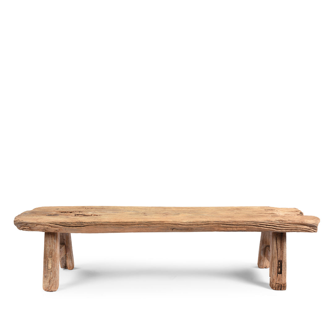 Bleached Elm Farmers Seat - 19Th Century