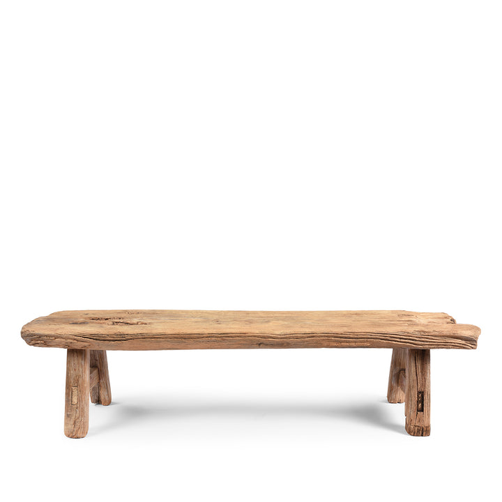Bleached Elm Farmers Seat - 19Th Century