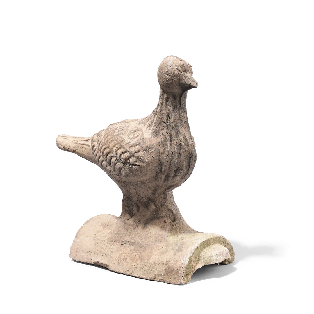 Antique Terracotta Dove Roof Finials | Indigo Antiques
