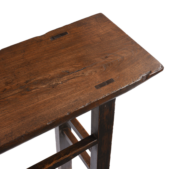 Top Detail From Antique Elm Altar Table From Shanxi | Indigo Antiques