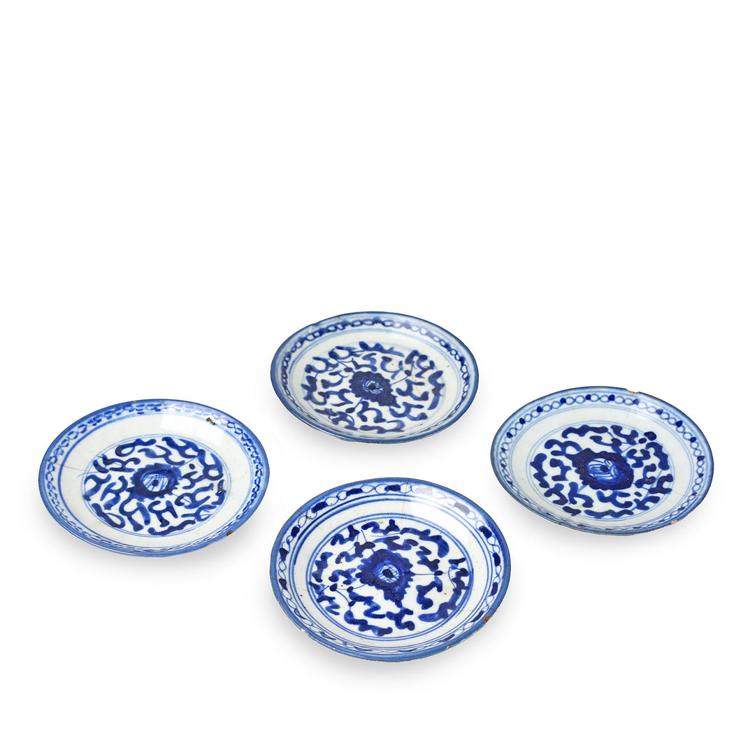 Chinese Blue & White Porcelain Plate - Republic Era | Indigo Antiques