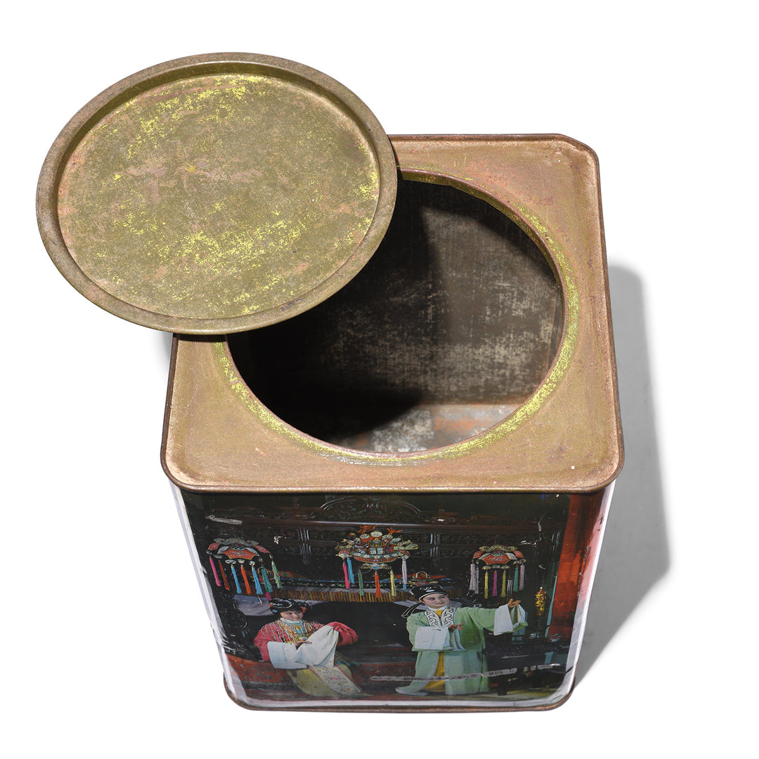 Interior Of Vintage Republic Era Tea Caddy | Indigo Antiques