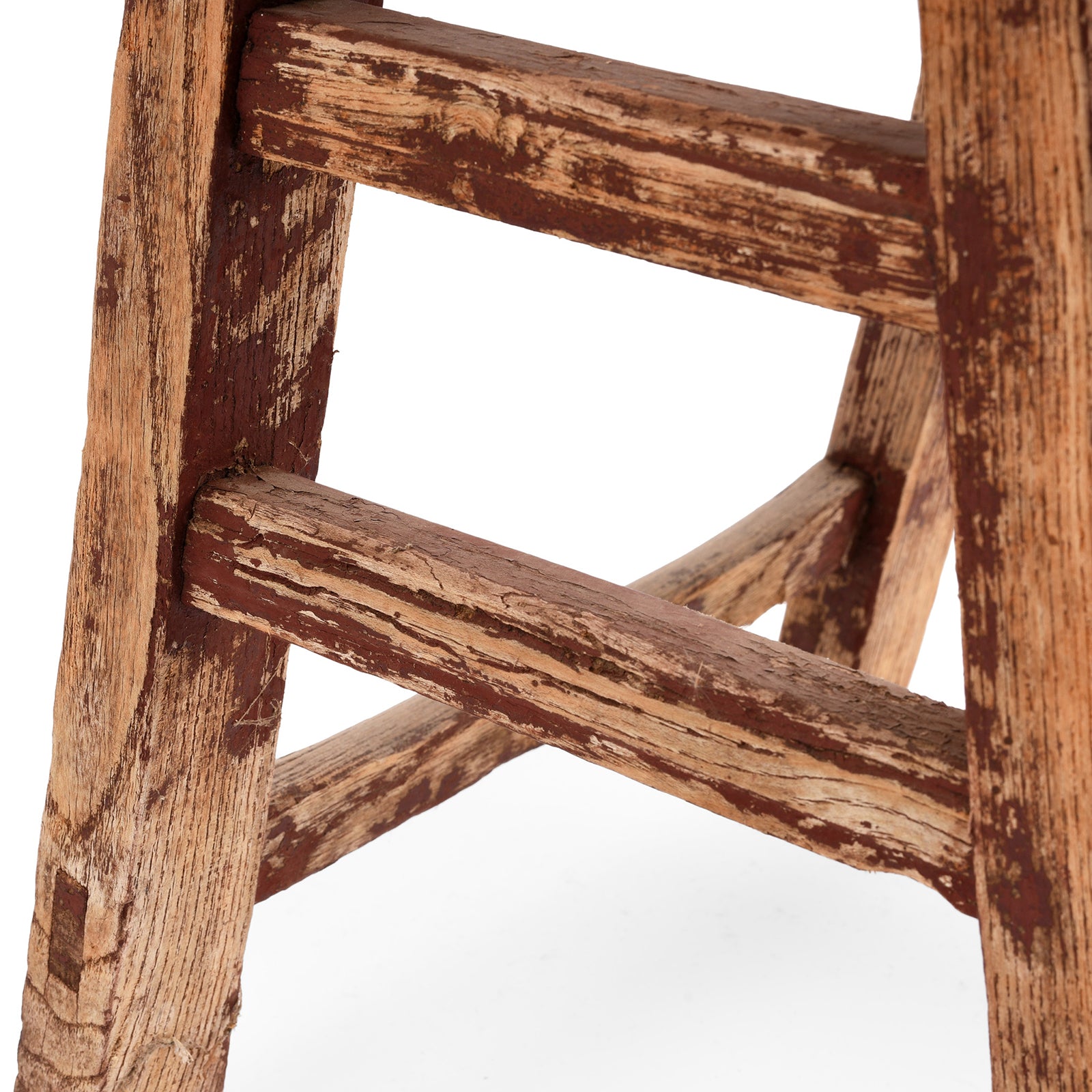 Joinery Detail From Antique Chinese Carved Elm Farmers Milking Stool | Indigo Antiques