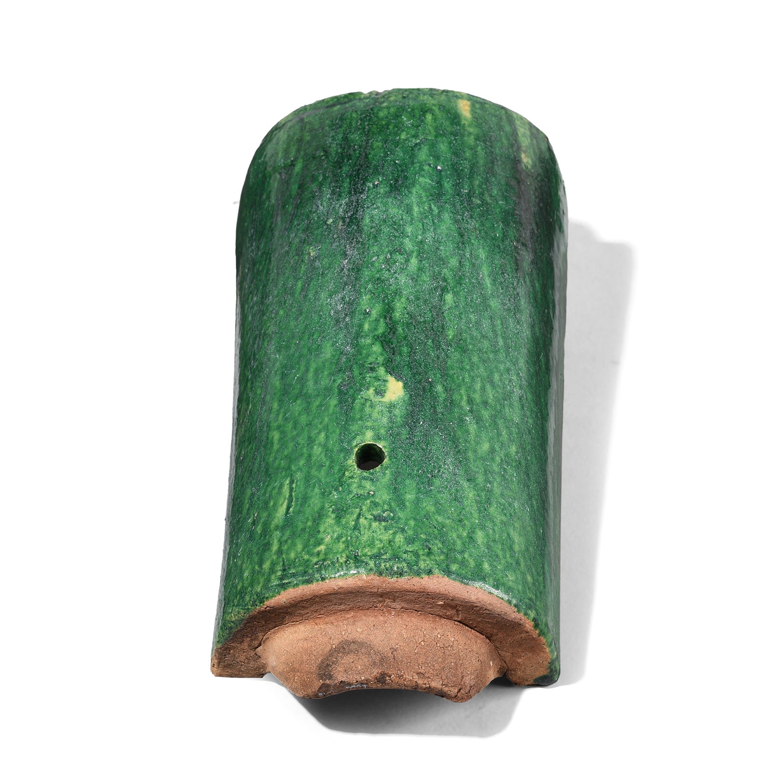 Chinese Grinning Green Glaze Roof Tiles | Indigo Antiques