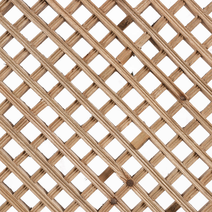 Detailed View Of Lattice On Old Yumu Elm Lattice Window Screen (Bats) - 19thC