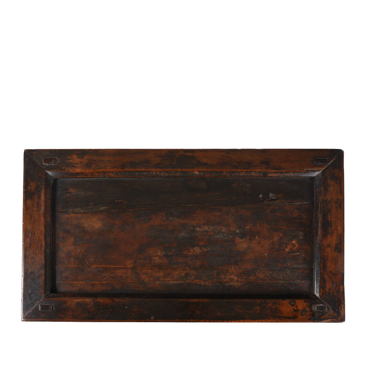 Top Down View Of Antique Chinese Walnut  Cabinet From Gansu | Indigo Antiques