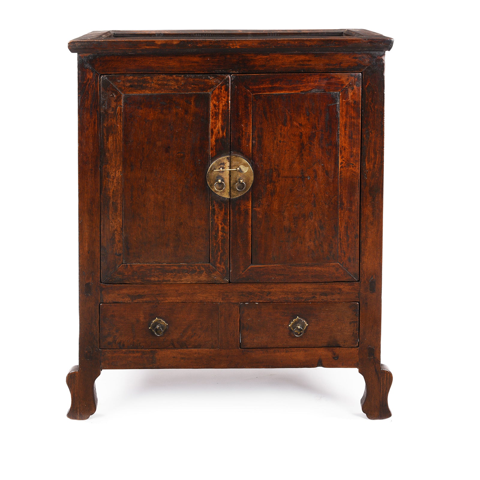 Antique Chinese Walnut  Cabinet From Gansu | Indigo Antiques