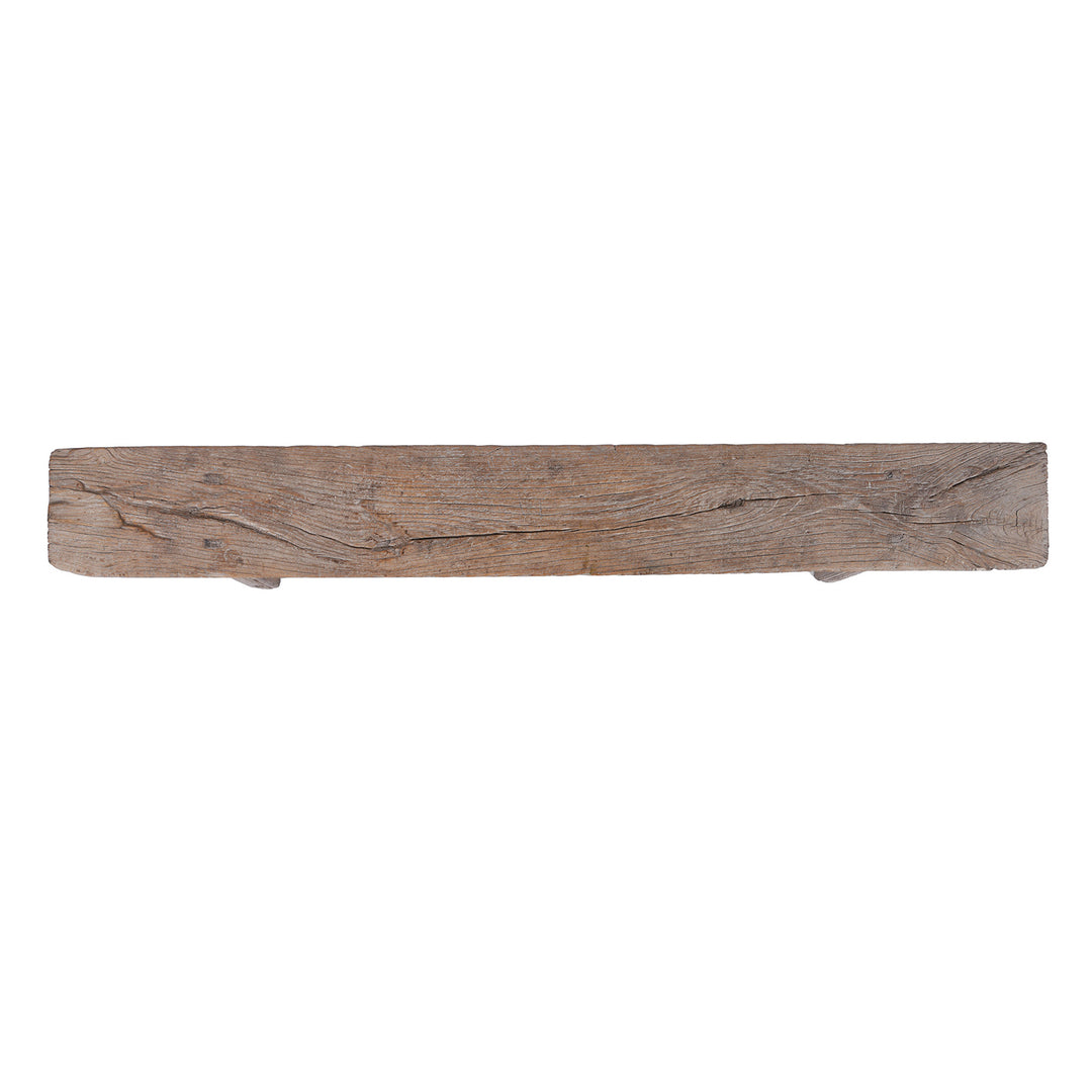 Top Down View Of Antique Chinese Bleached Spring Bench