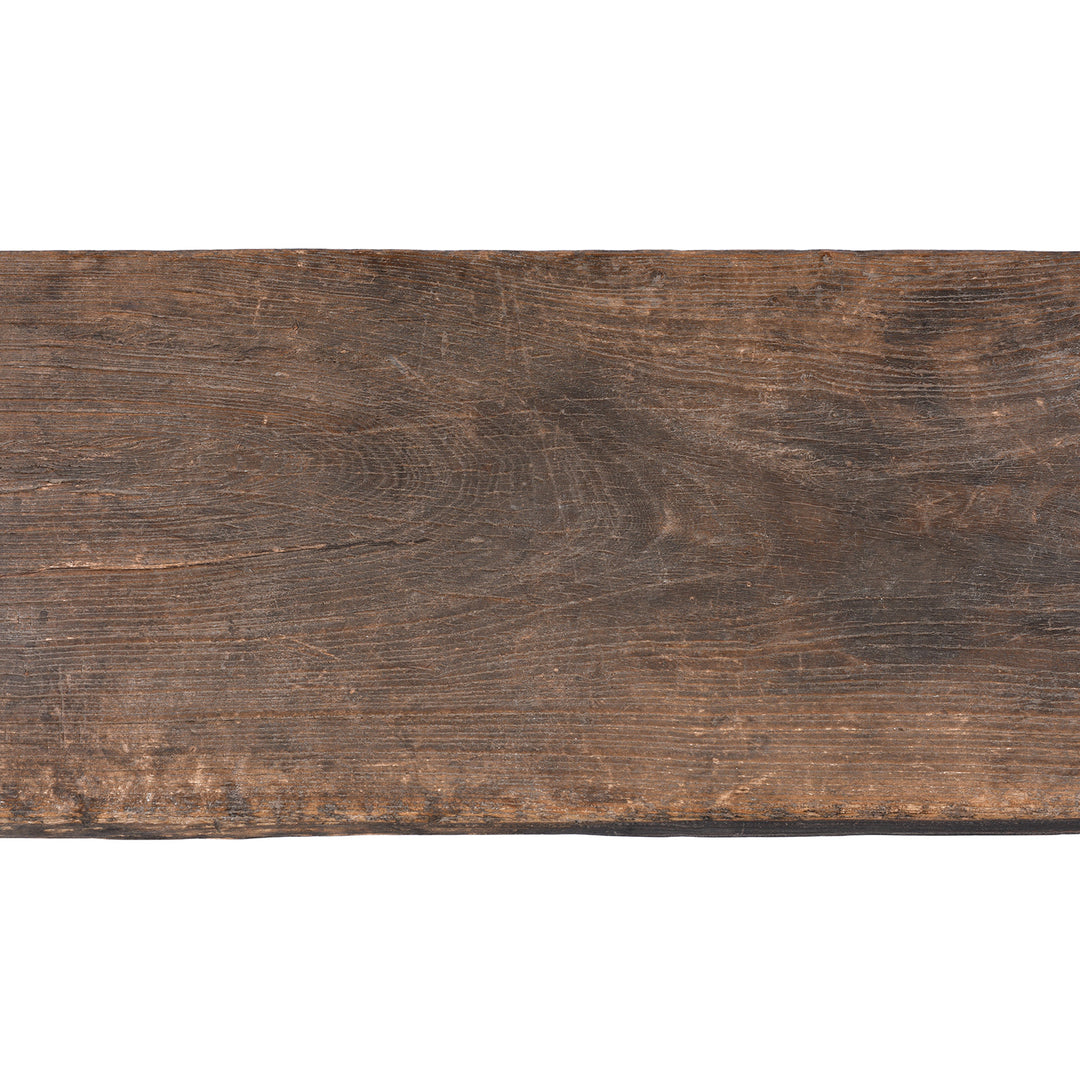 Surface Detail From Antique Elm Chinese Spring Bench From Shanxi Province | Indigo Antiques  