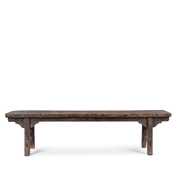 Antique Elm Chinese Spring Bench From Shanxi Province | Indigo Antiques  