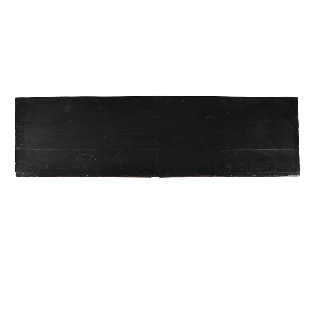 Top Down View Of Antique Chinese Painted Gansu Grain Store Sideboard