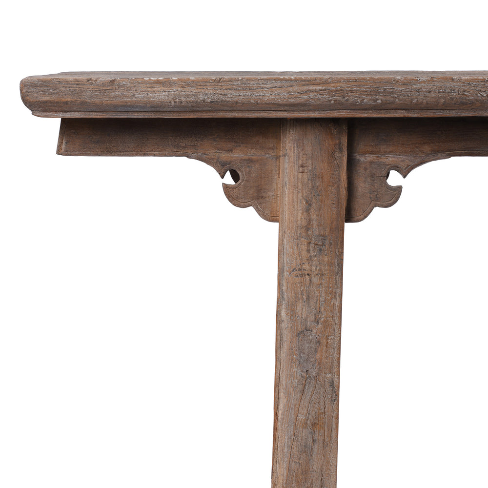 Corner Detail From Antique Chinese Spring Bench