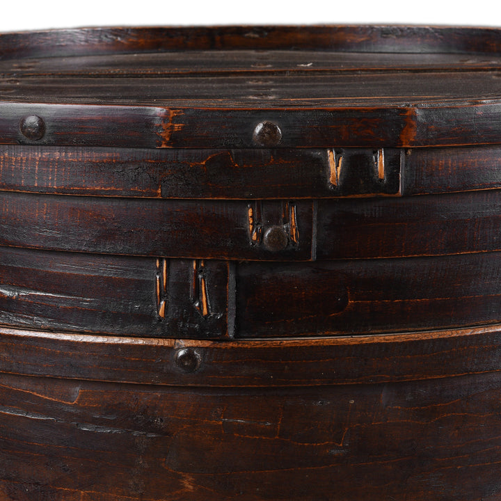 Detail From Antique Chinese Willow Food Container | Indigo Antiques