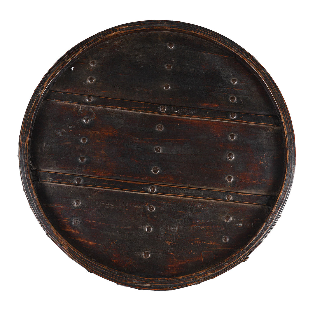 Top Down View Of Antique Chinese Willow Food Container | Indigo Antiques