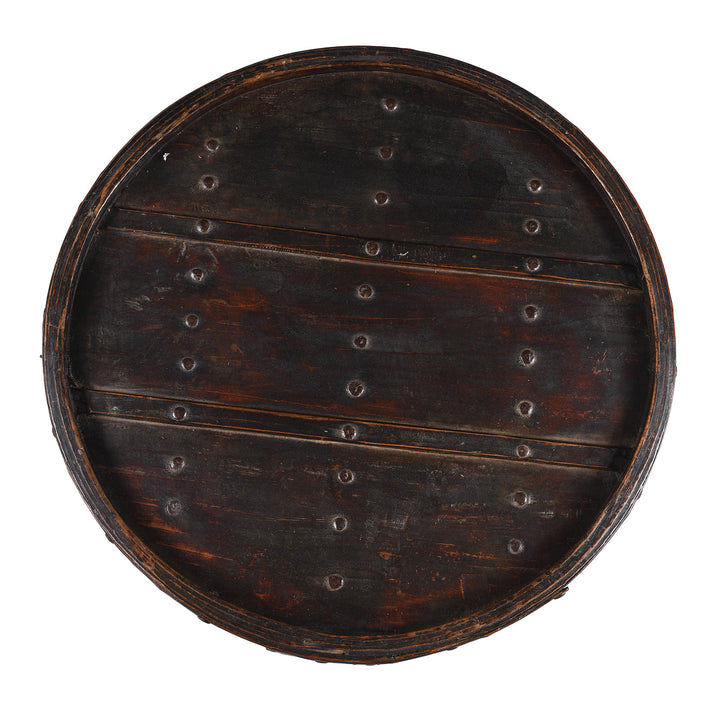 Top Down View Of Antique Chinese Willow Food Container | Indigo Antiques