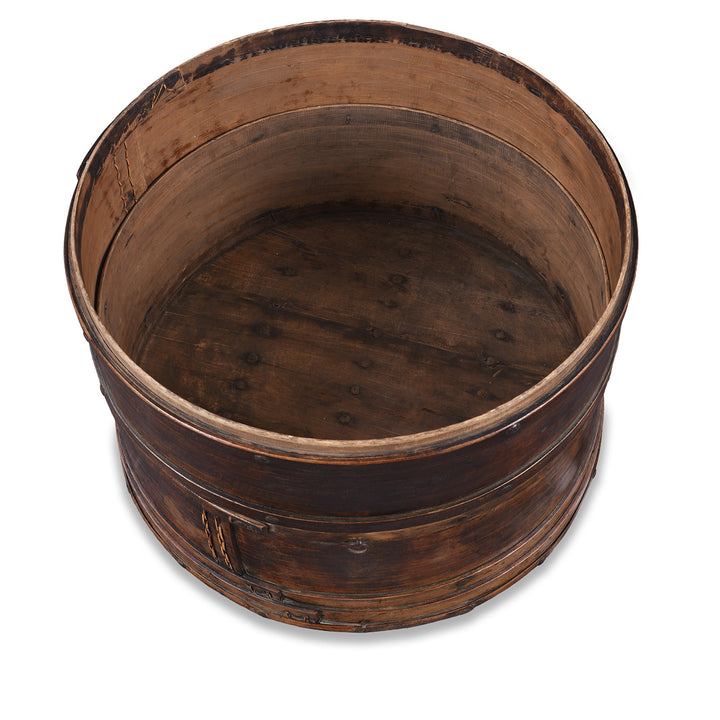 Interior View Of Antique Chinese Willow Food Container | Indigo Antiques