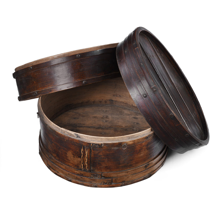 Deconstructed Vew Of Antique Chinese Willow Food Container | Indigo Antiques