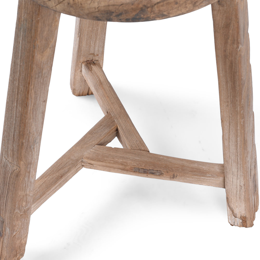 Detail From Antique Chinese Farmers Milking Stool | Indigo Antiques