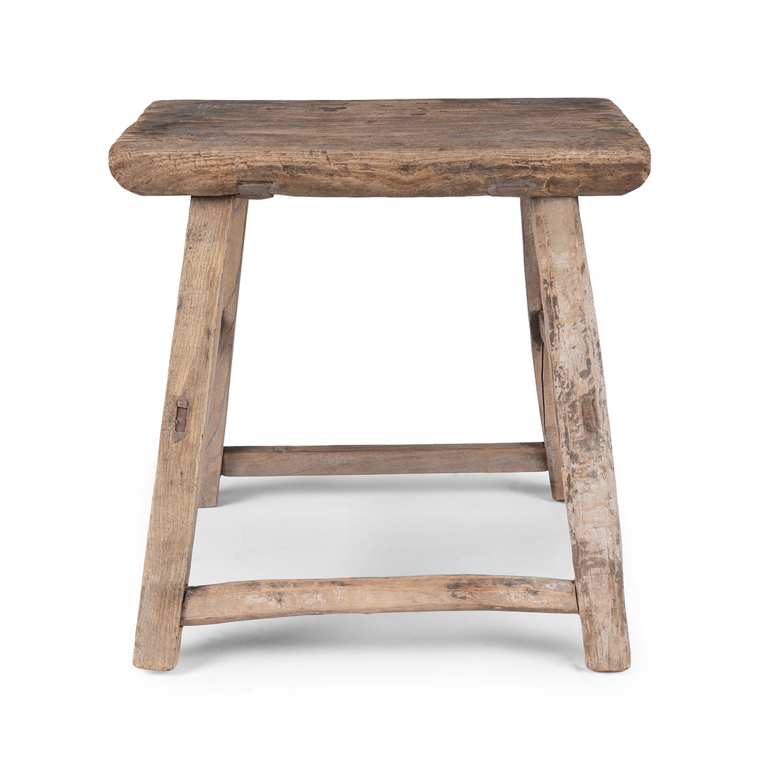 Antique Chinese Elm Saddle Stool From Shanxi | Indigo Antiques