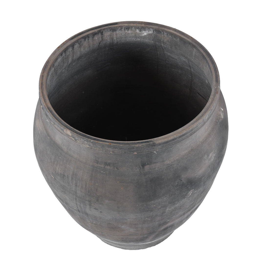 Interior View Of Large Chinese Terracotta Storage Jar Planter | Indigo Antiques
