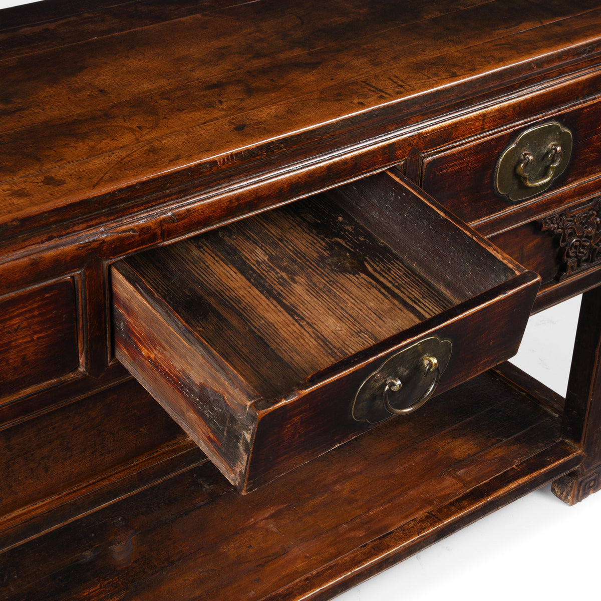 Drawer Detail From Antique Camphor Sideboard From Tianjin | Indigo Antiques