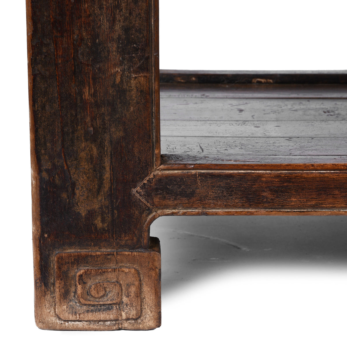 Leg Detail From Antique Camphor Sideboard From Tianjin | Indigo Antiques