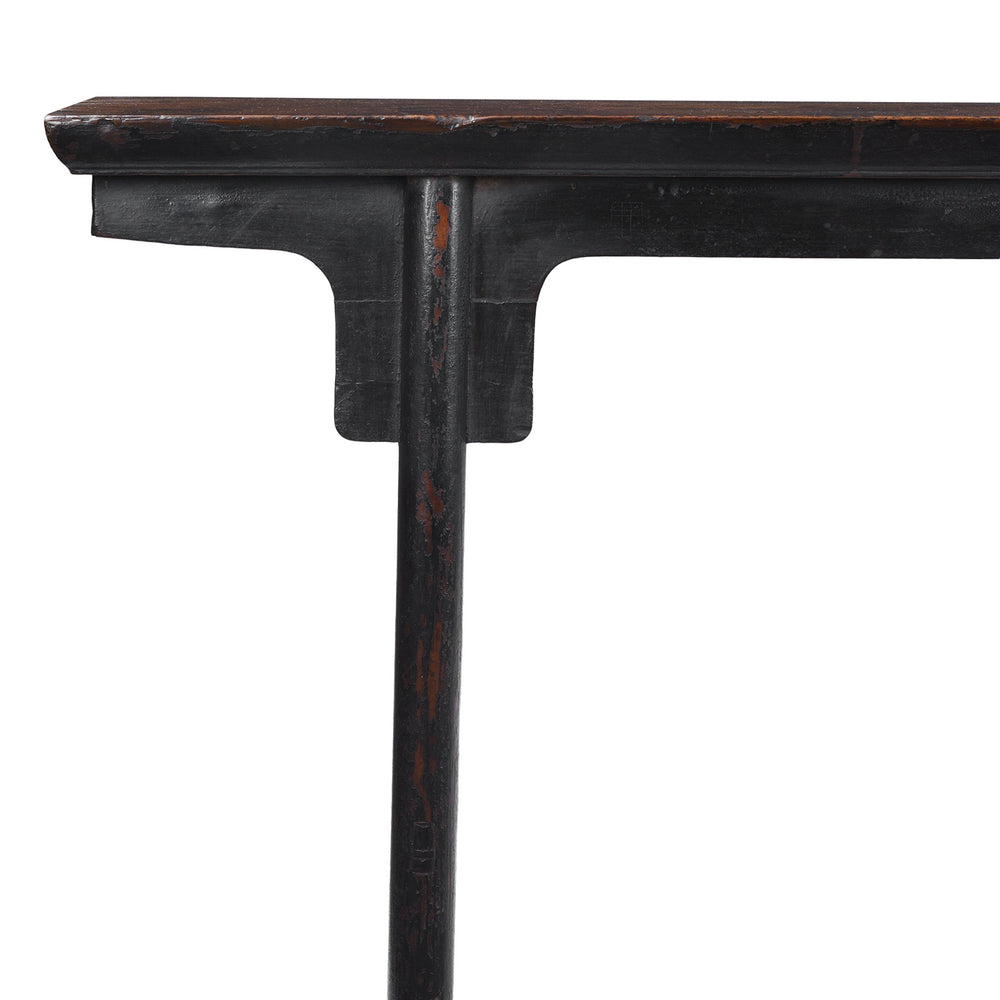 Corner Detail From Antique Chinese Altar Table | Indigo Antiques