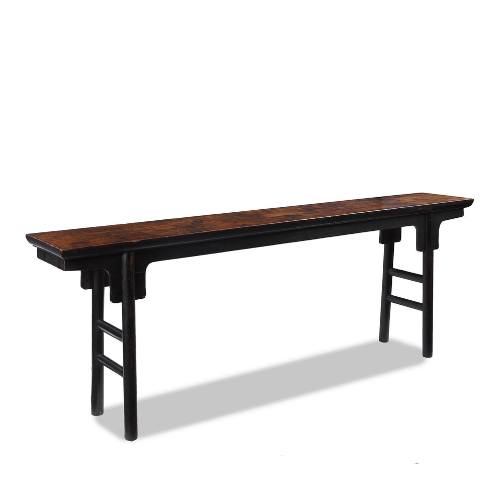 Angled VIew Of Antique Chinese Altar Table | Indigo Antiques