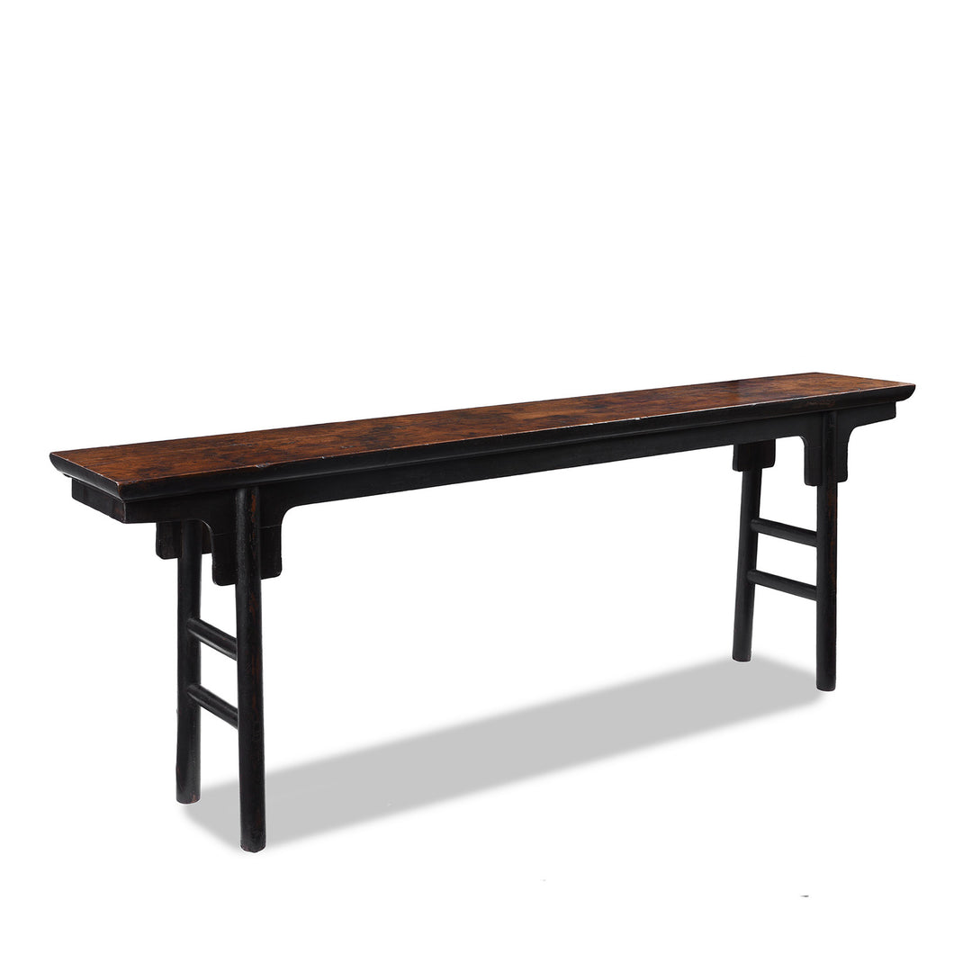 Angled VIew Of Antique Chinese Altar Table | Indigo Antiques