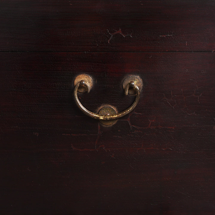 Handle Detail From Antique Chinese Camphor Chest From Tianjin | Indigo Antiques
