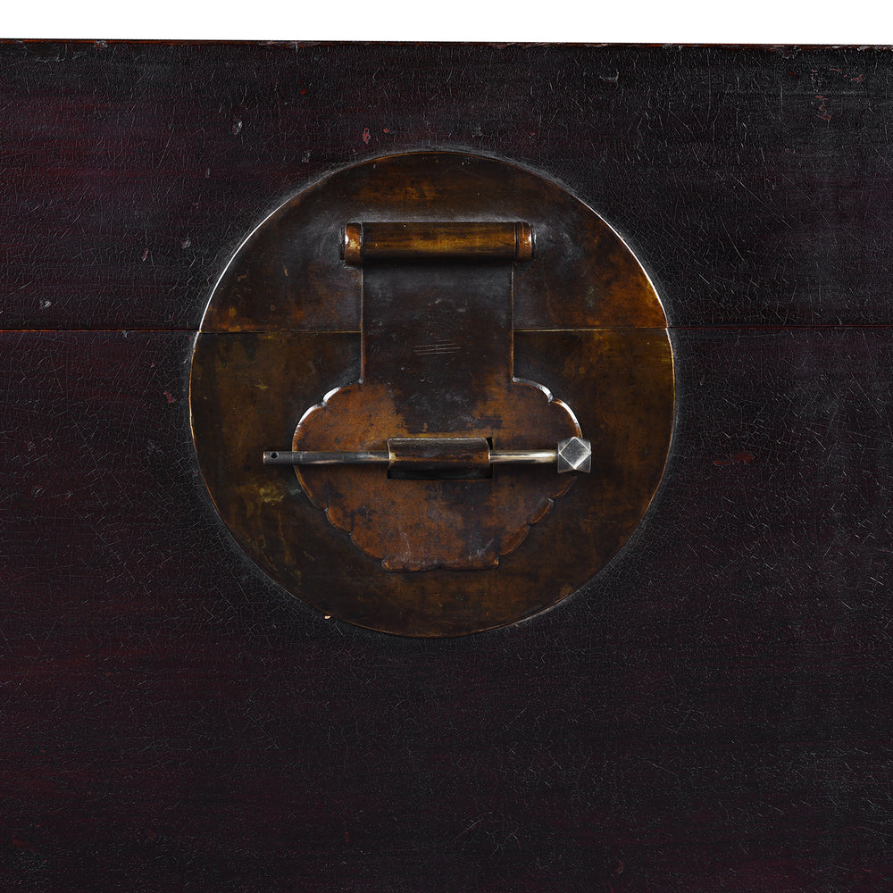 Latch Detail From Antique Chinese Camphor Chest From Tianjin | Indigo Antiques