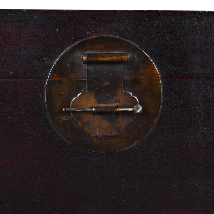 Latch Detail From Antique Chinese Camphor Chest From Tianjin | Indigo Antiques