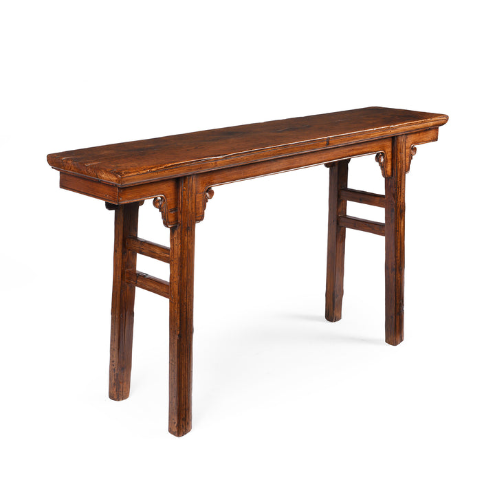 Angled View Of Antique Chinese Altar Table From Shanxi | Indigo Antiques
