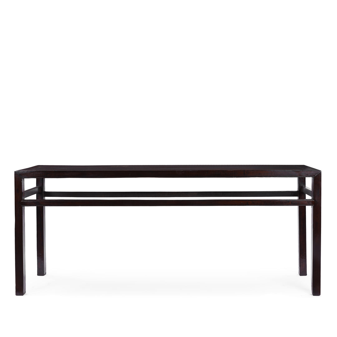 Other Side Of Antique Chinese Walnut Console Table | Indigo Antiques