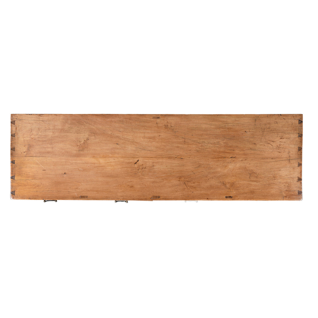 Top Down View Of Antique Chinese Catalpa Kang Table | Indigo Antiques