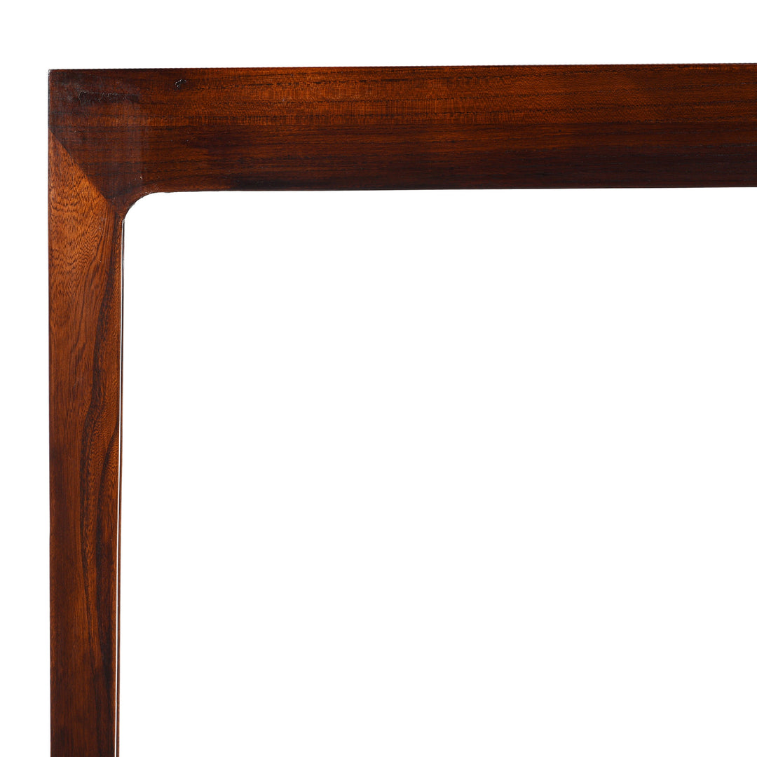 Corner Detail From Console Table Made From Old Elm - Ming Style | Indigo Antiques