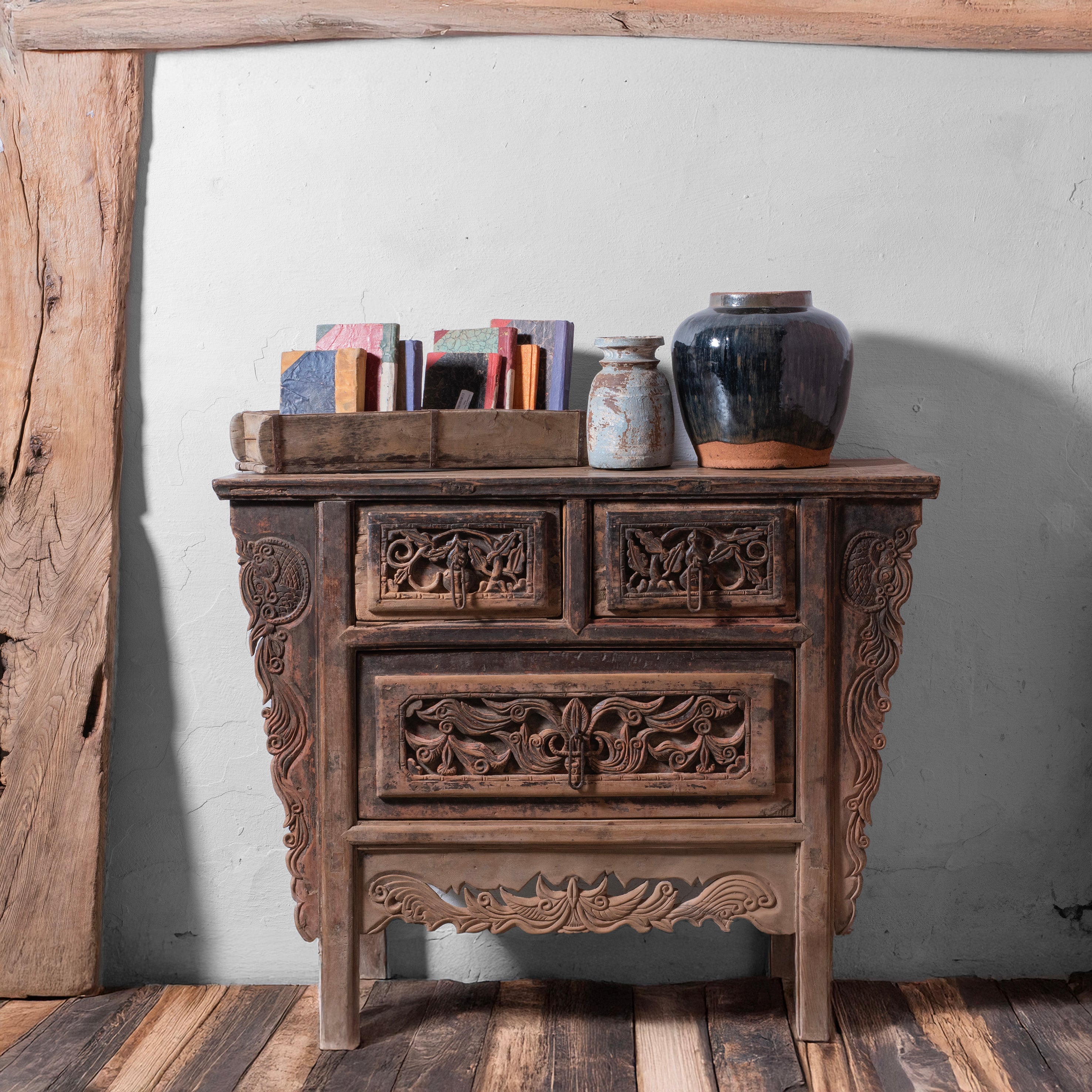 Black Glazed Chinese Ginger Jar