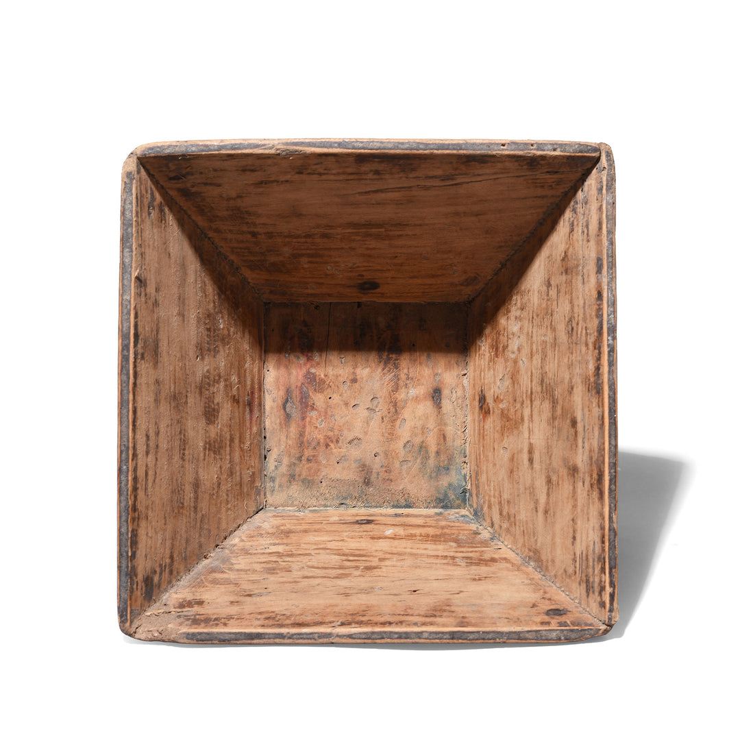 Interior Of Old Chinese Grain Measures from Shanxi | Indigo Antiques