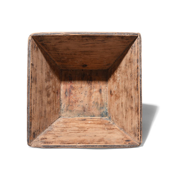 Interior Of Old Chinese Grain Measures from Shanxi | Indigo Antiques