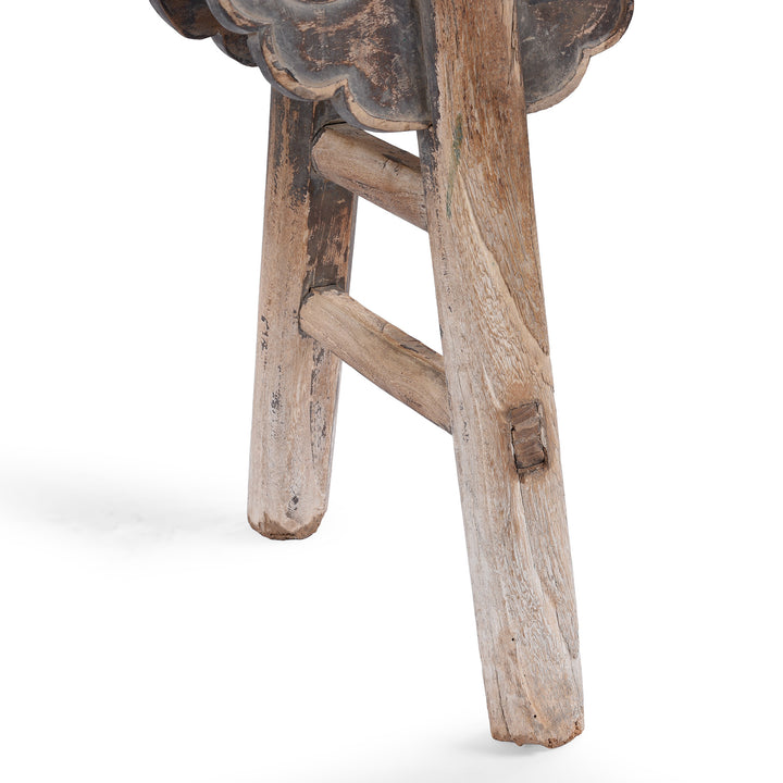Leg Detail From Antique Chinese Spring Bench | Indigo Antiques