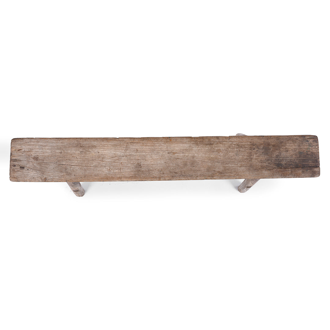 Top Down VIew Of Antique Chinese Spring Bench | Indigo Antiques