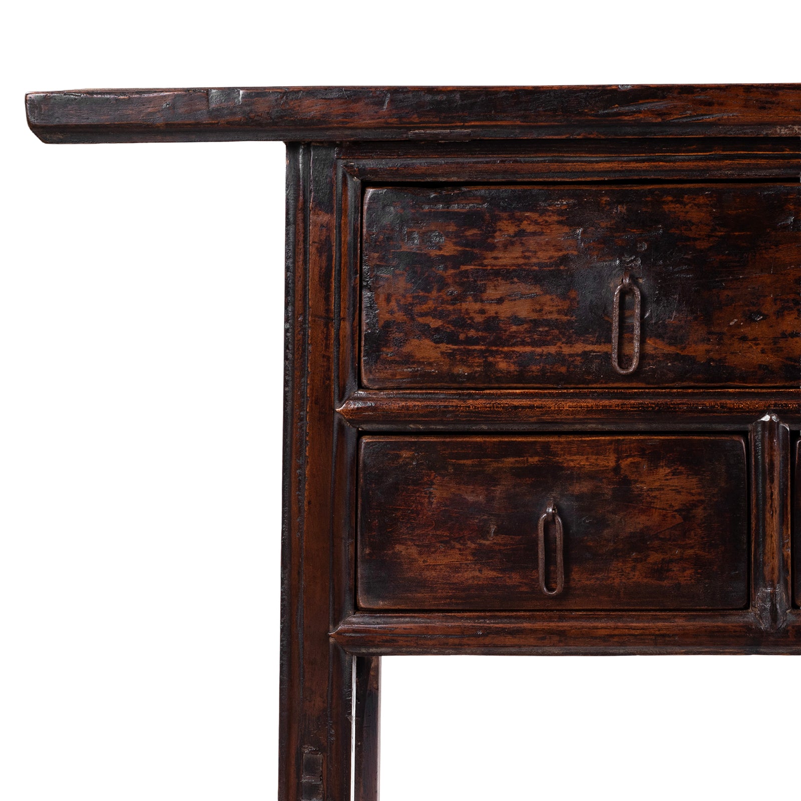 Chinese Black Lacquer Console Table – 19th Century